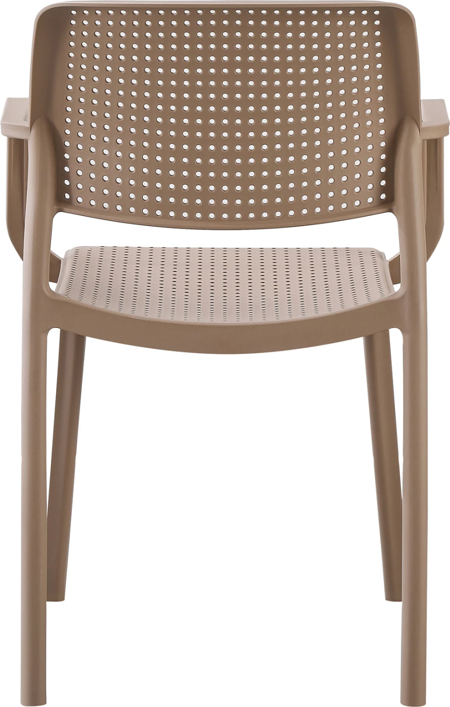 Karrige e jashtme COMFEE FH6102.04, polipropileni, ngjyrë kapuçino, 54x57x83H cm