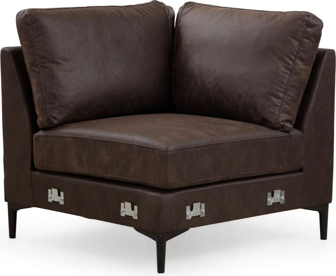 Këndsofa Porto, ngjyrë kafe, EOT-C-02-CHL