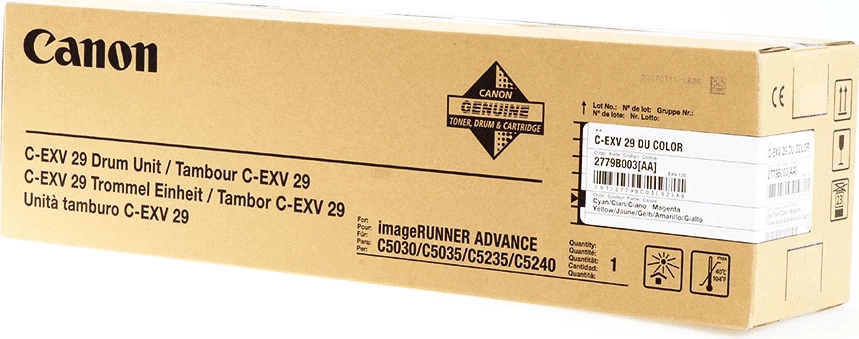 Njësi drum, Canon, C-EXV29 / 2779B003, 59000 faqe, ngjyra Cyan/Magenta/Yellow