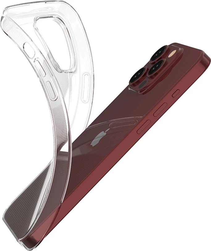 Mbështjellës Hurtel Ultra Clear për iPhone 15 Pro Max, Transparent