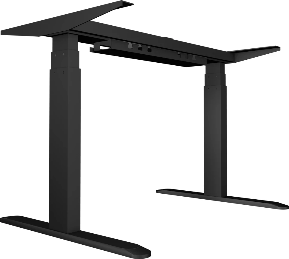 Kornizë tavoline elektrike ngritëse (sit/stand) UVI Desk Standard UVID1BL, 62-128 cm, 100-170 cm, e zezë