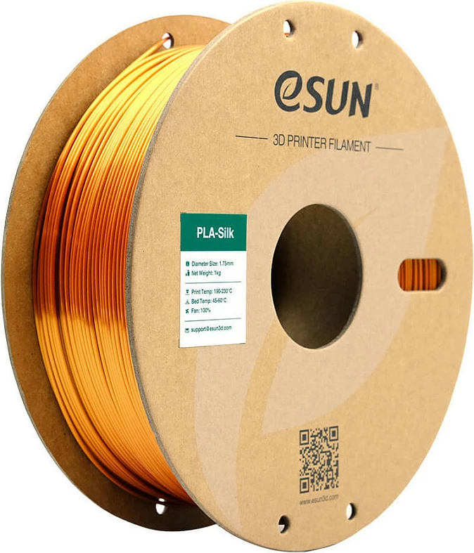 Filament 3D eSun EPLA-SILK PLA-Silk 1.75mm 1kg, ngjyrë bakri