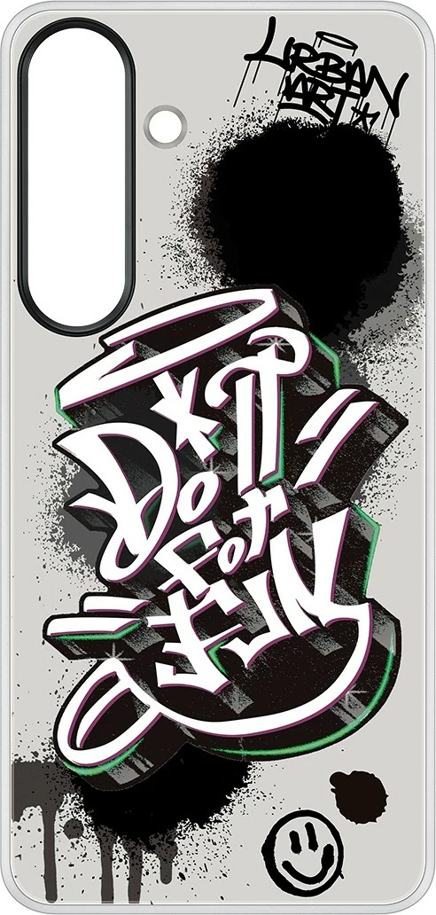 Mbështjellës Samsung Galaxy S25, 15.8 cm (6.2"), Ngjyrë zezë, Shumëngjyrësh