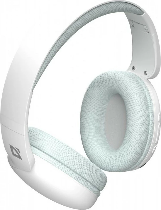 Kufje pa tela, Defender FreeMotion B480 (63481), Bluetooth 5.3, mikrofon, microSD/AUX, 14 orë, të bardha