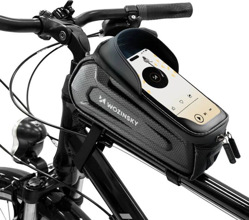 Çantë kornize për biçikletë Wozinsky B68, e zezë