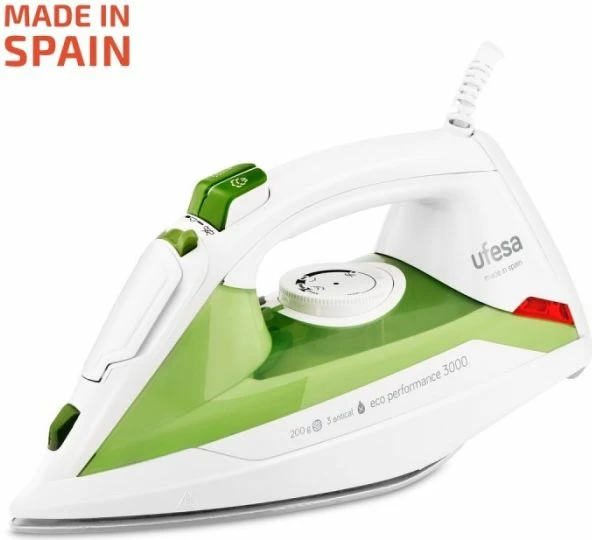 Hekur avulli UFESA PV3500 ECO 2400W, goditje avulli 200 g, jeshile