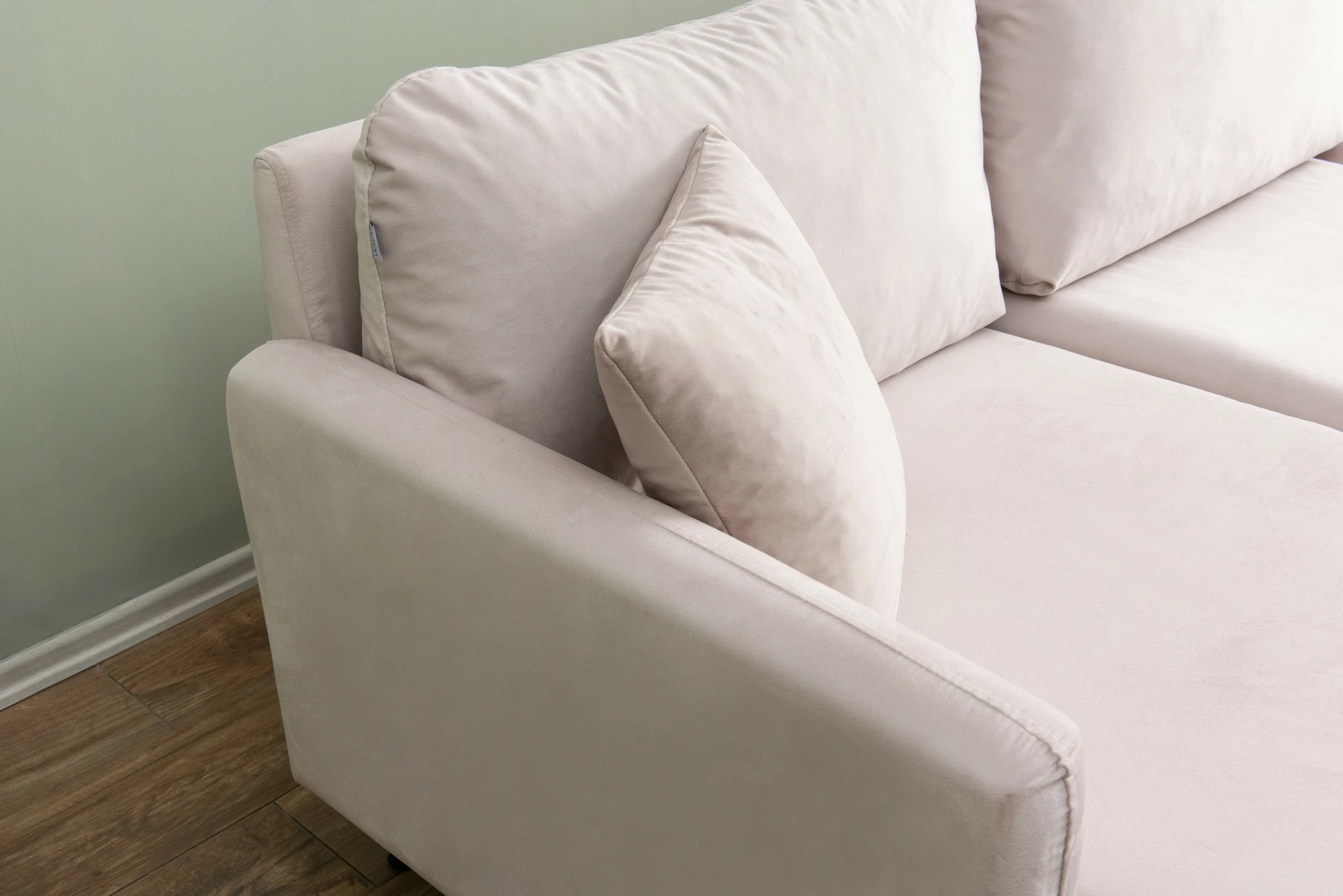 Këndsofa Atelier del Sofa, Reya, ngjyrë ecru
