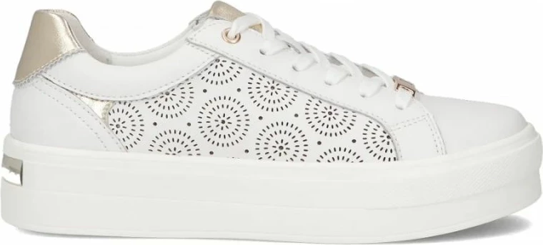 Atlete platforme Filippo DP7668/26, të bardha