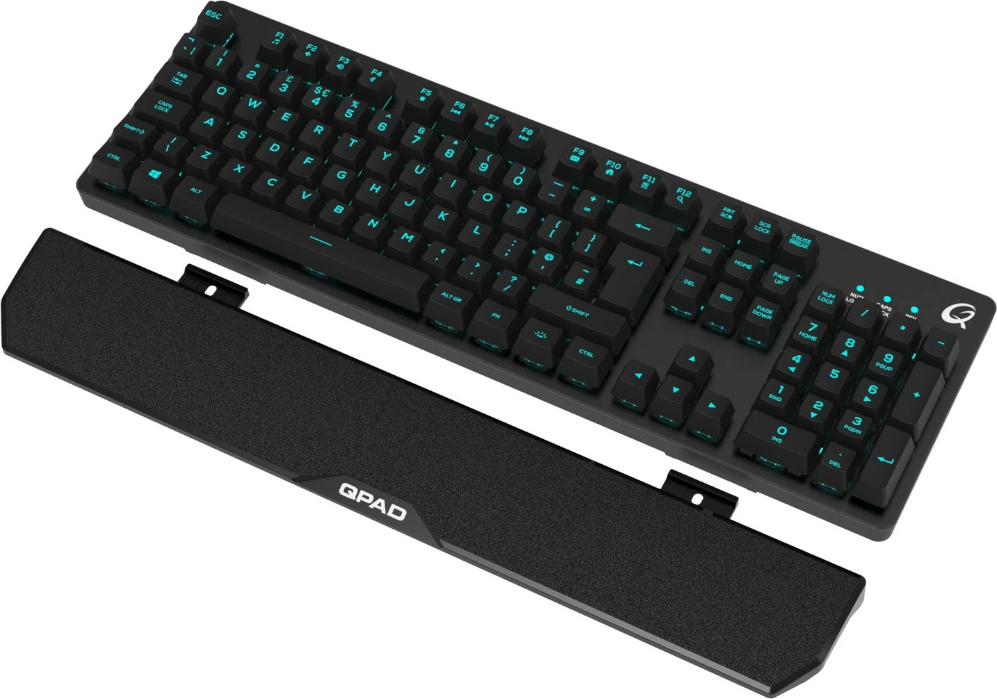 Tastierë gaming QPAD Pro MK40, QWERTY, e zezë