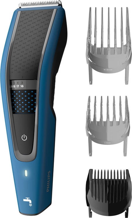 Makinë rroje Philips HC5612/15 me krehësa përshtatës, blu