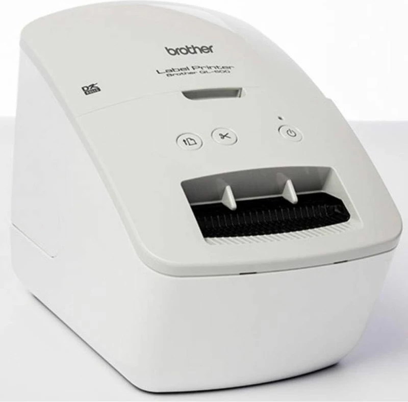 printer etiketa Brother QL-600G, gri/bardhë