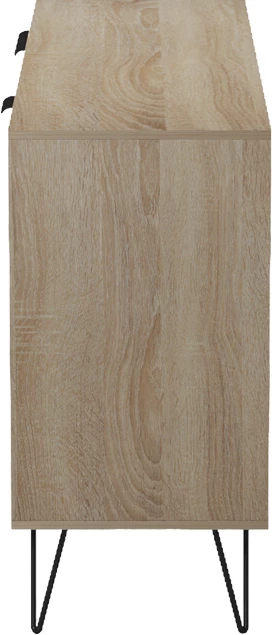 Bufe Balain, sonoma-antracit, 142x35.5x83cm