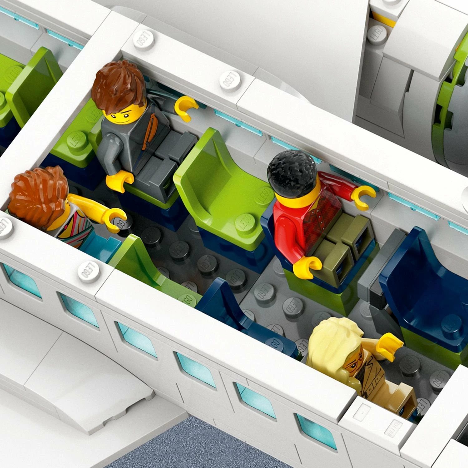 Set LEGO City Passenger Airplane 60367, 913 copë, 9 minifigura, 7+