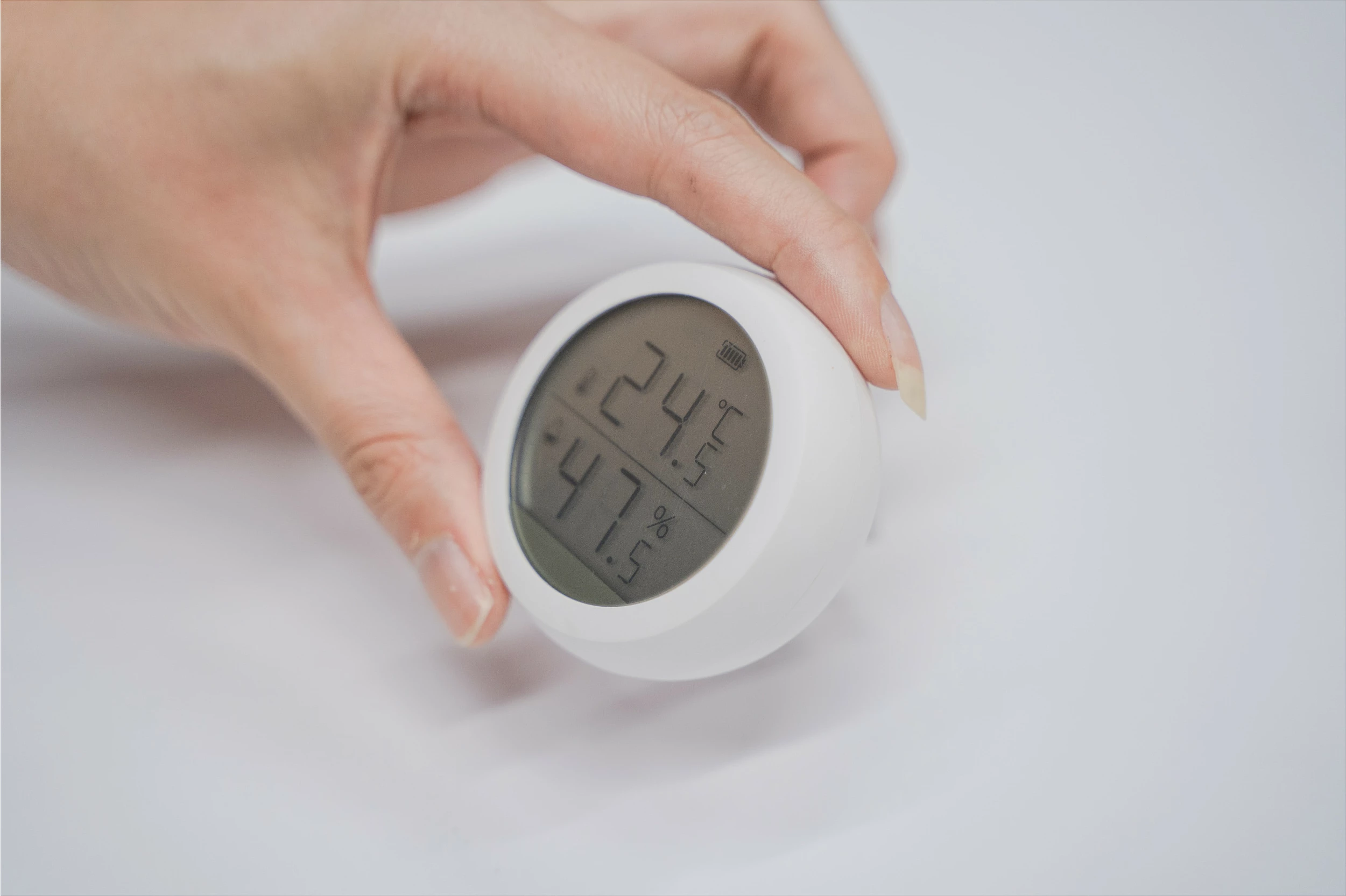 Sensor temperature dhe lagështie Imou ZTM1, wireless, LCD, 1200 m, i bardhë