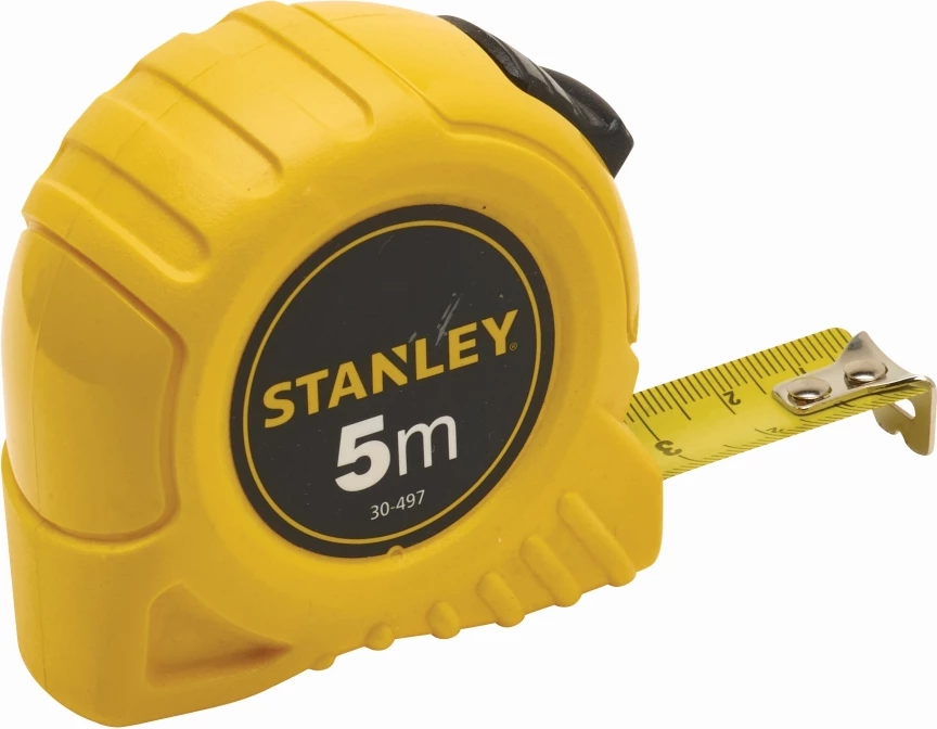 Metër shirit Stanley 1-30-497 5 m x 19 mm, i verdhë, paketim 12 copë