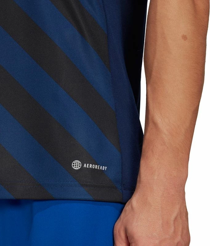 Maicë adidas Entrada 22 për meshkuj, ngjyrë blu e errët dhe e zezë