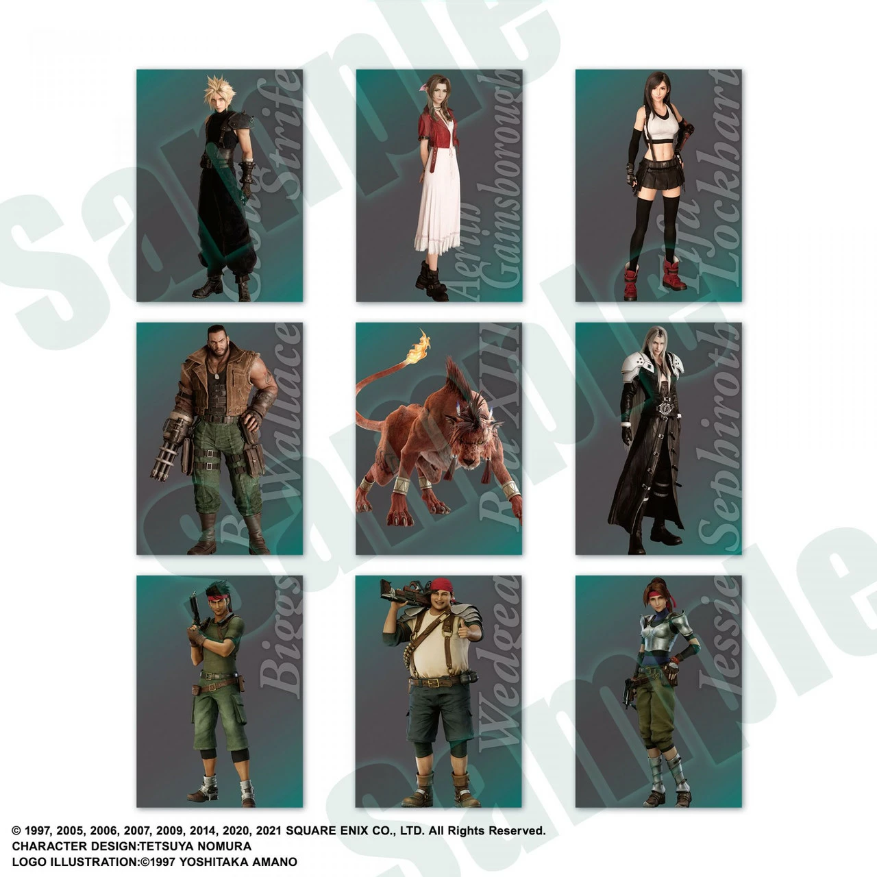 Set kartash koleksionuese Square Enix Final Fantasy VII Anniversary Art Museum Digital Card Plus, display 20 pako, ENG
