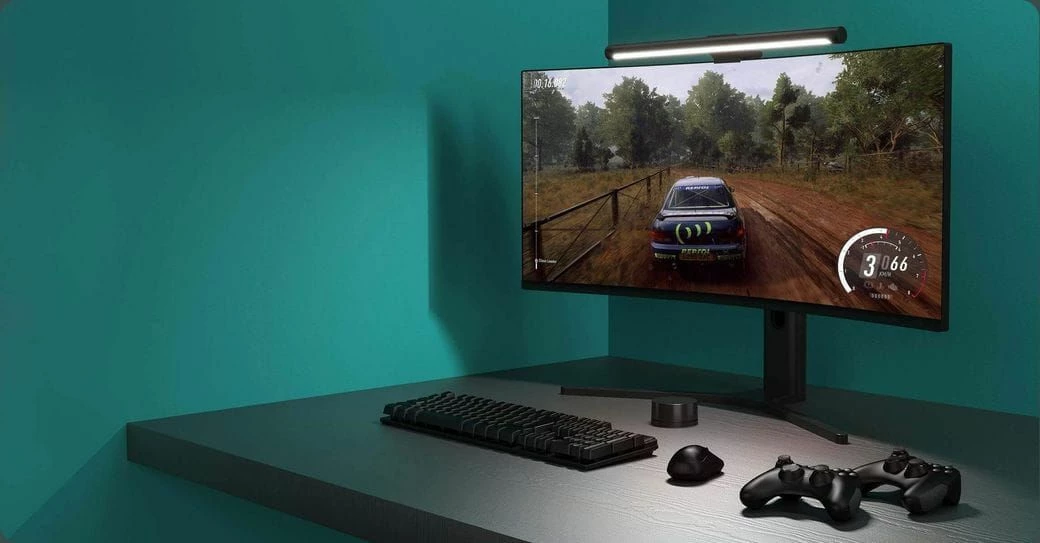 Lampë monitori Xiaomi Mi Computer Monitor Light Bar MJGJD01SYL (BHR4838GL), Ra95, temperaturë ngjyre e rregullueshme, me telekomandë wireless, e zezë