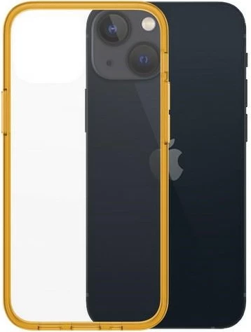 Mbështjellës PanzerGlass ClearCase për iPhone 13 Mini, Transparent/Verdhë