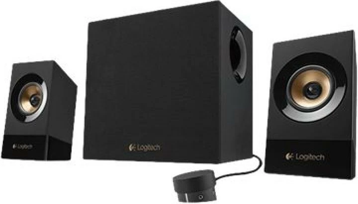 Altoparlantë Logitech Z533, sistem 2.1, 60W RMS, subwoofer, lidhje 3.5mm & RCA, kontroll me kabllo, e zezë