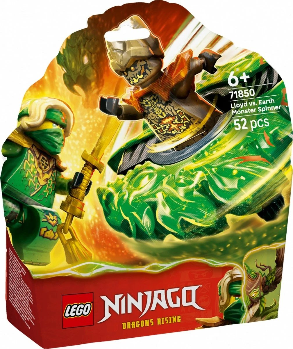 Set ndërtimi, LEGO NINJAGO 71850 Lloyd vs Earth Monster Spinner, 52 pjesë, 6+