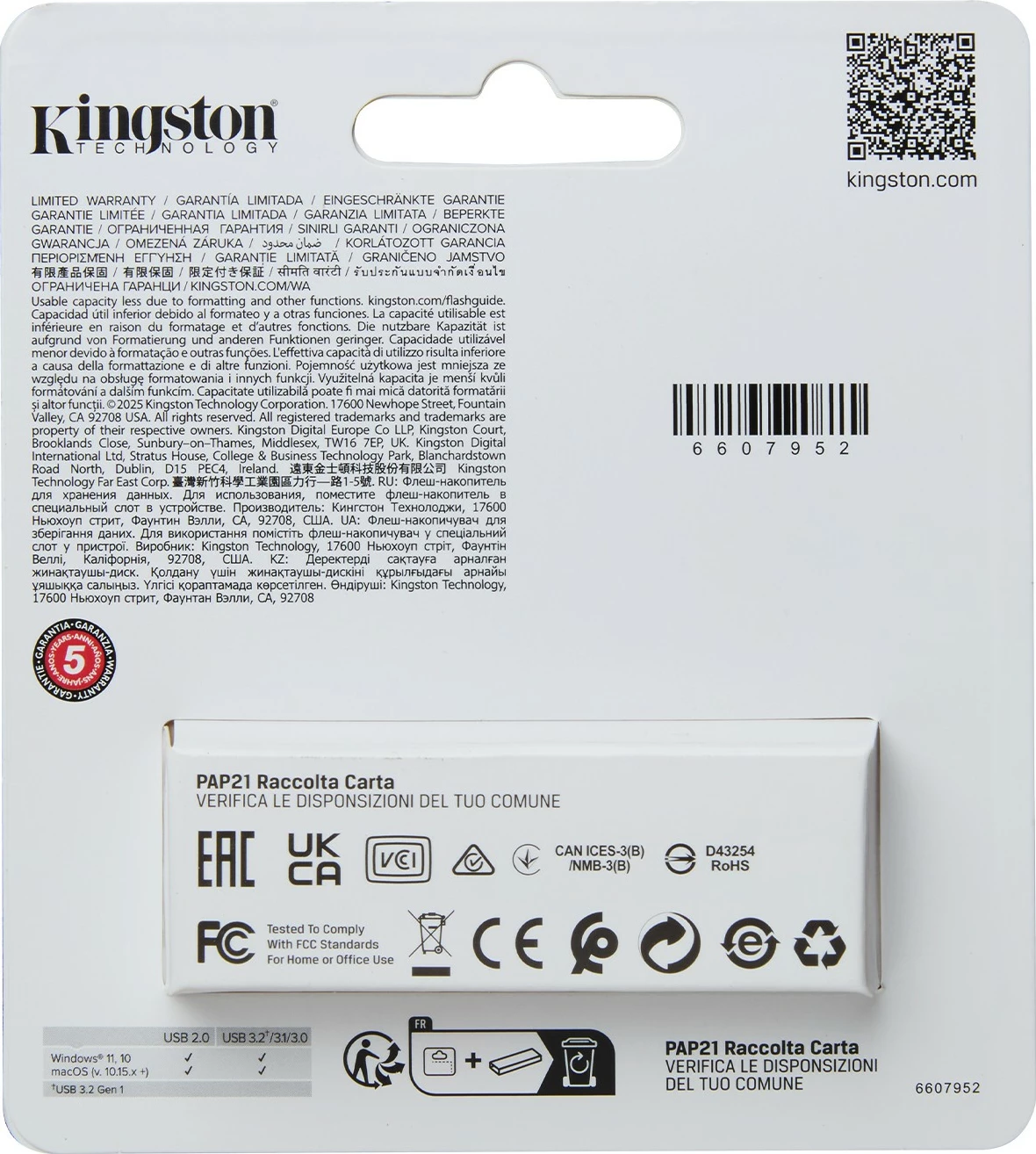 USB Kingston DataTraveler Exodia S 64GB, USB 3.2, zi