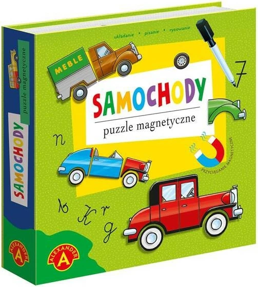 Puzzle magnetik Alexander Cars, 41 pjesë, për fëmijë