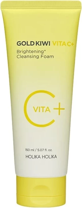Shkumë pastruese për fytyrë HOLIKA HOLIKA Gold Kiwi Vita C+ për femra, 150ml