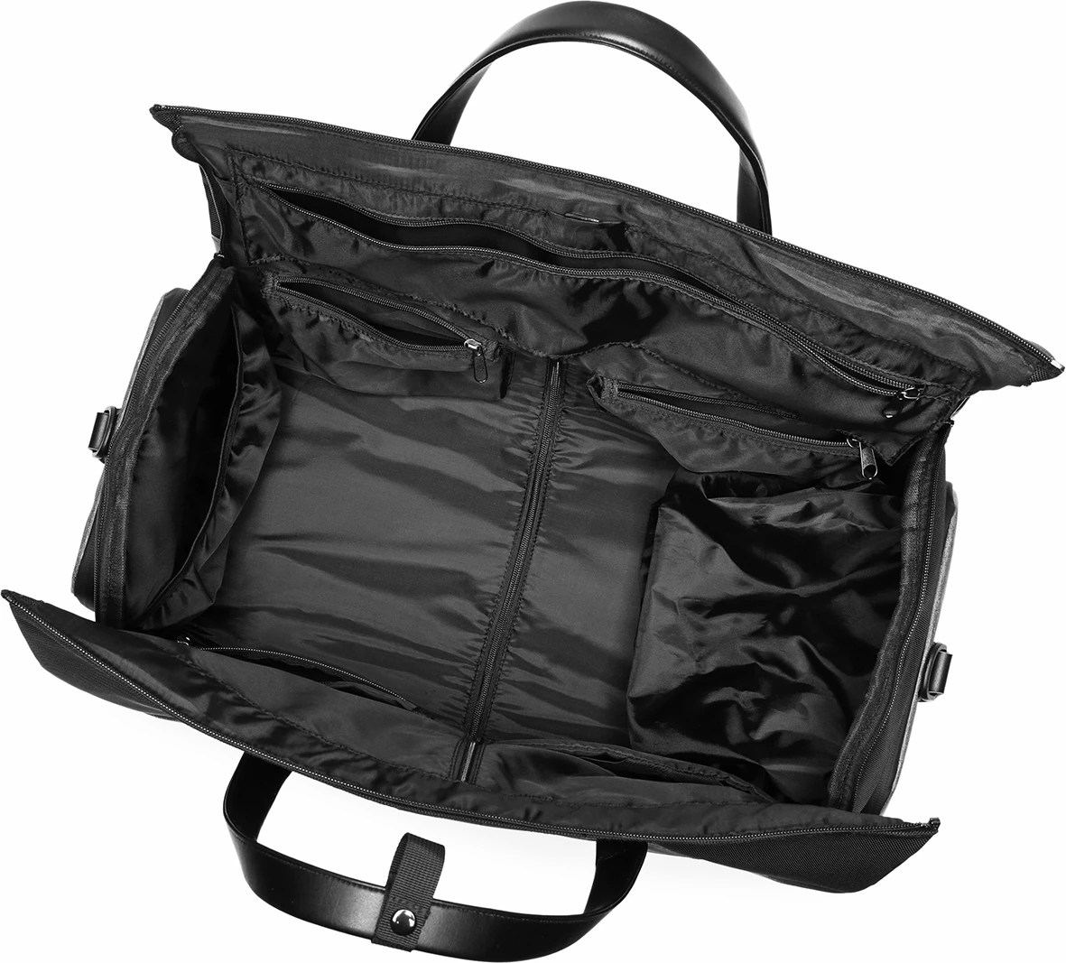 Çantë udhëtimi Wozinsky Premium, 45L, me xhep të lagësht, e zezë