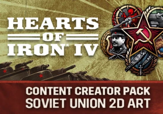 Hearts of Iron IV: Content Creator Pack - Soviet Union 2D DLC EN/DE/FR/PL/PT/RU/ES Global