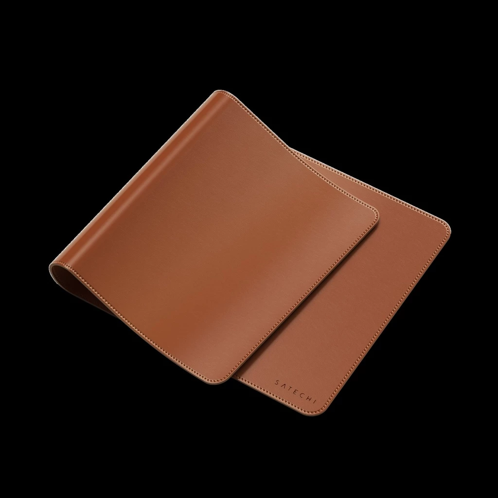 Satechi Vegan-Leather Premium Desk Mat - Brown