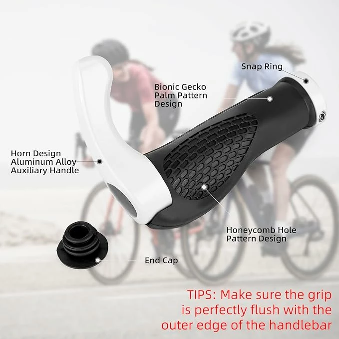 Doreza biçiklete Rockbros BT1007W me brirë, e bardhë