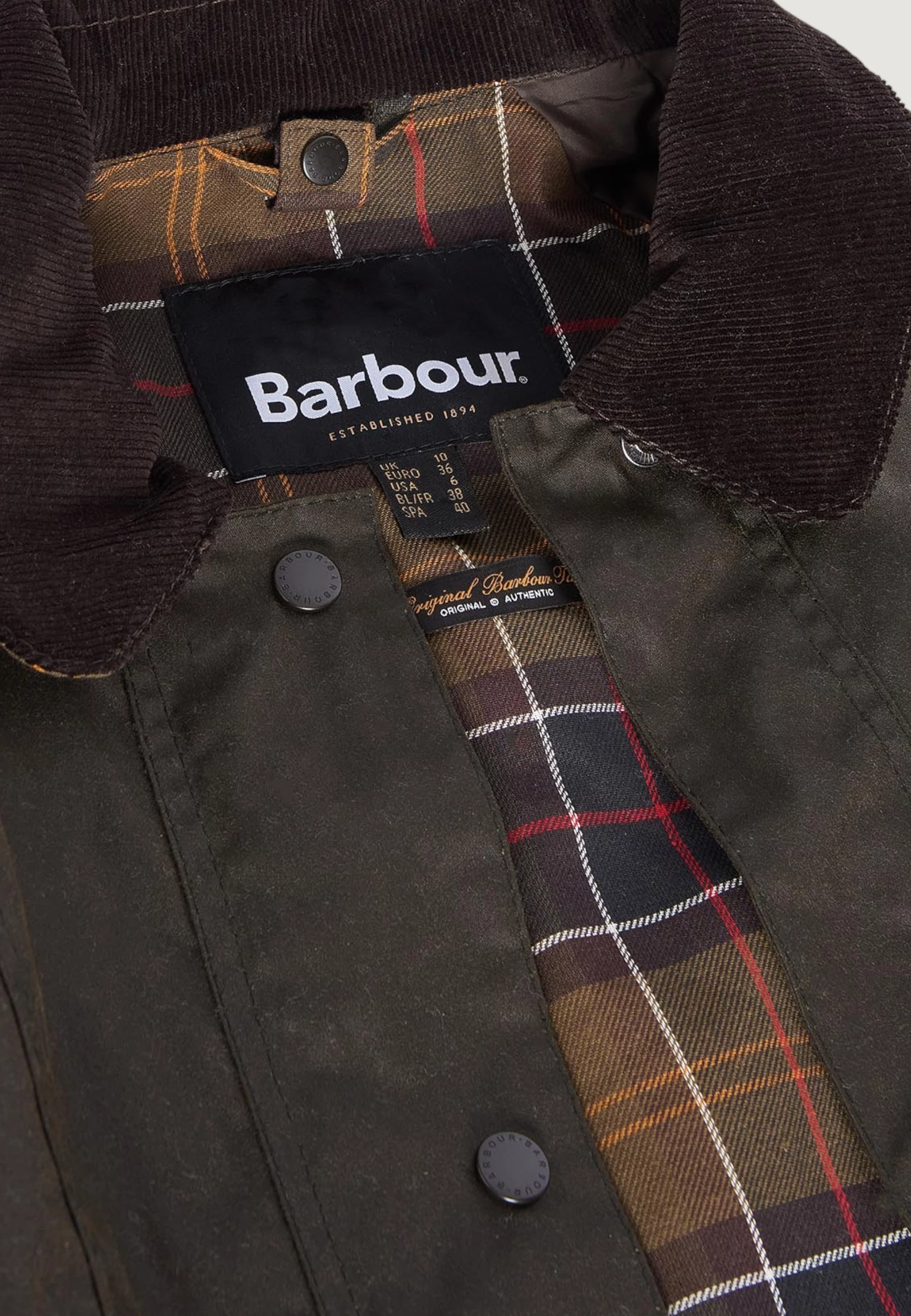Jakne për femra Barbour Classic Beadnell LWX0668, kafe e errët [Madhësia: 14]