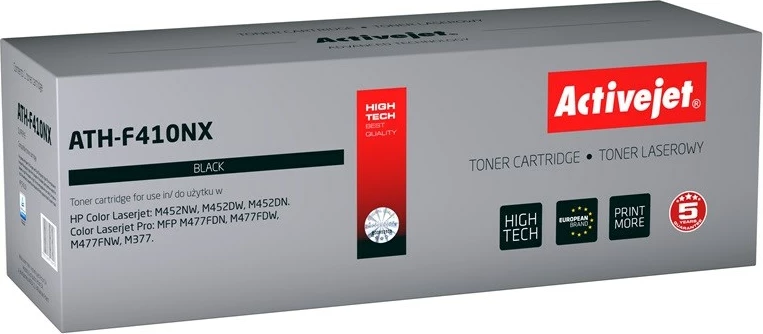 Toner zëvendësues Activejet ATH-F410NX për printerët HP, 6500 faqe, i zi