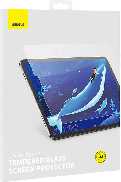Xham i temperuar Baseus Crystal Series 0.3mm për iPad Pro, 12.9" 7