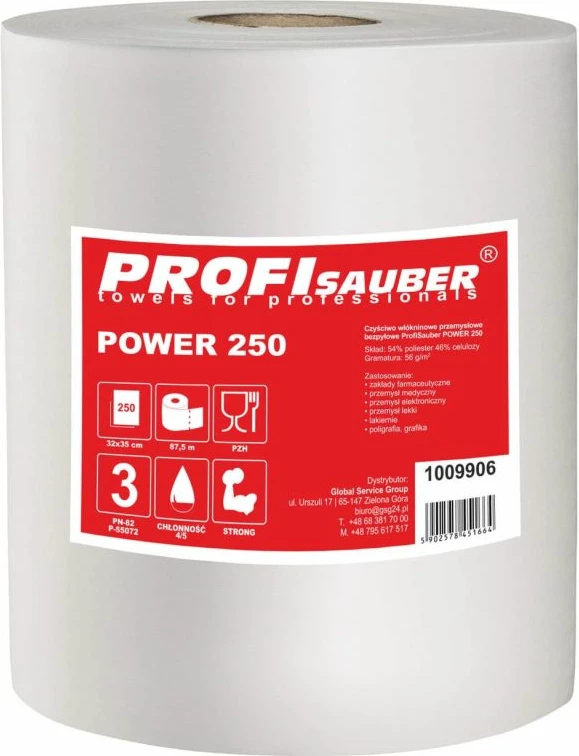 lecka industriale Profi Sauber POWER 250, 250 copë