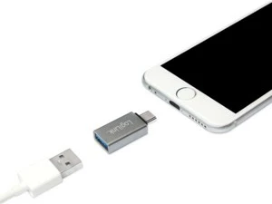 Adapter USB LogiLink AU0042, USB 3.1 type-C, USB 3.0, Silver