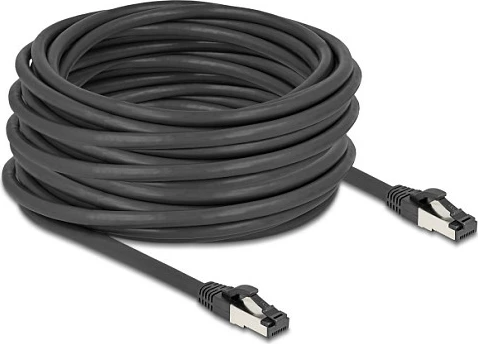 Kabllo rrjeti DeLOCK 80576, Cat8.1, 15 m, S/FTP, 40 Gbps, e zezë