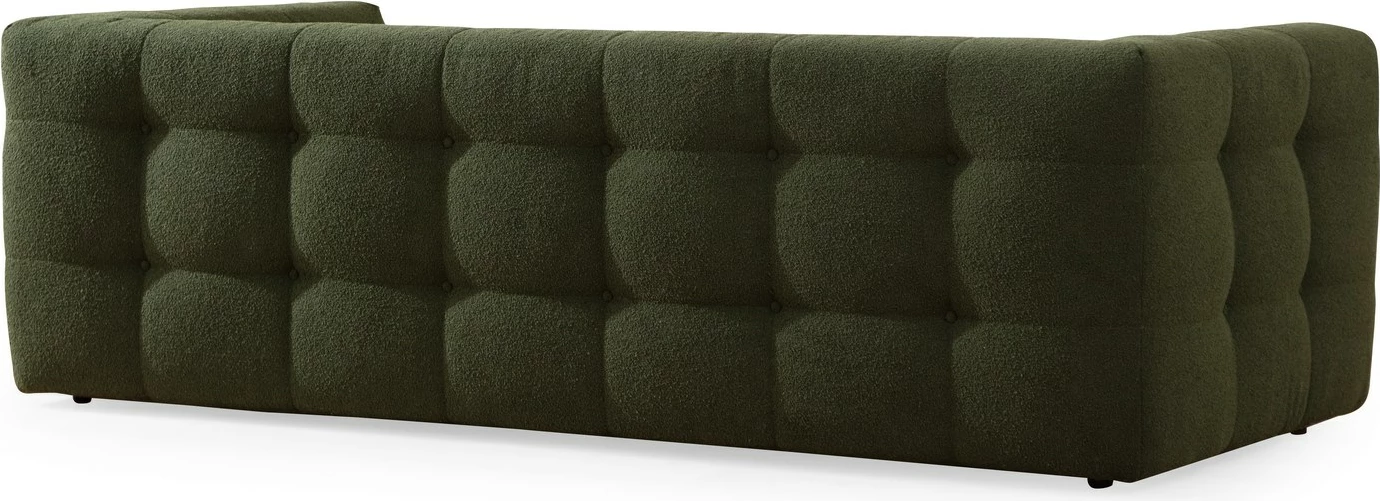 Divan treshe Atelier del Sofa, Cady, ngjyrë e gjelbër