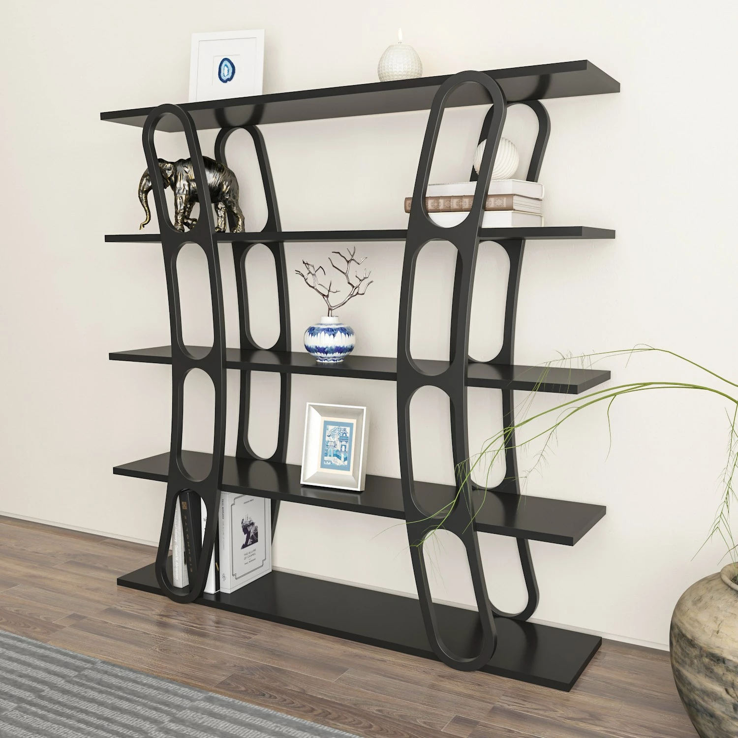 Raft librash Hanah Home, Adar, ngjyrë e zezë