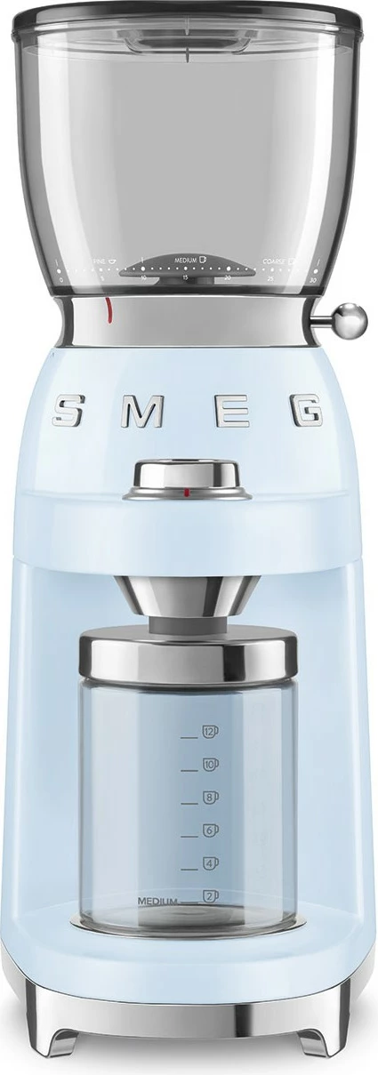 Mulli kafe SMEG CGF11PBEU, 150W, inox, pastell blu
