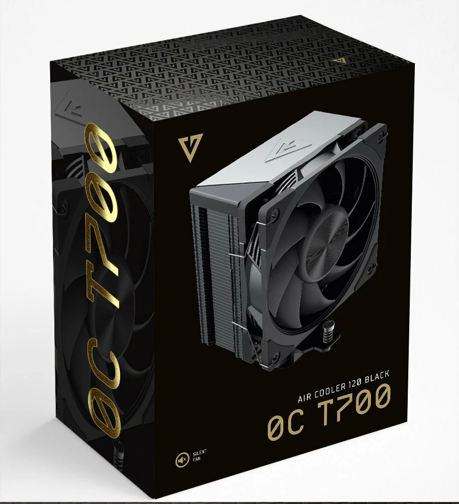 Ftohës CPU Modecom Volcano 0C T700 (MC-C-T700-000-B), 120mm PWM, 190W TDP, zi
