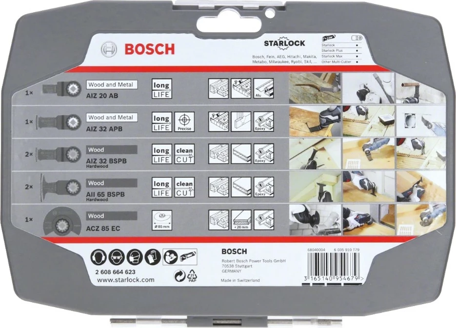 Teh zëvendësues Bosch 2608664623, i zi