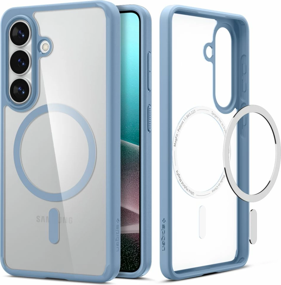 Mbështjellës Spigen Ultra Hybrid MagSafe për Samsung Galaxy S26+, Clear Blue, 1 copë