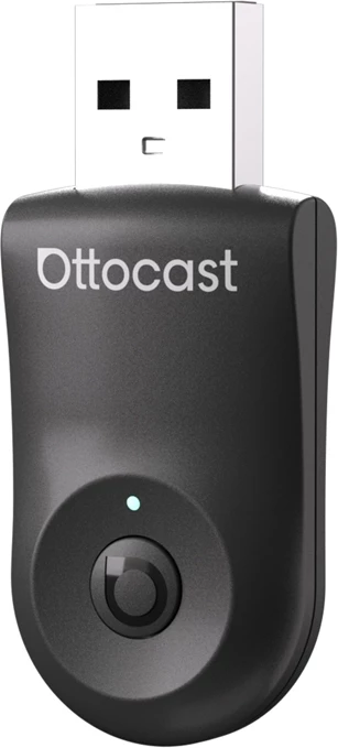 Adapter wireless për makinë Ottocast CA505-T MINI, CarPlay & Android Auto, i zi