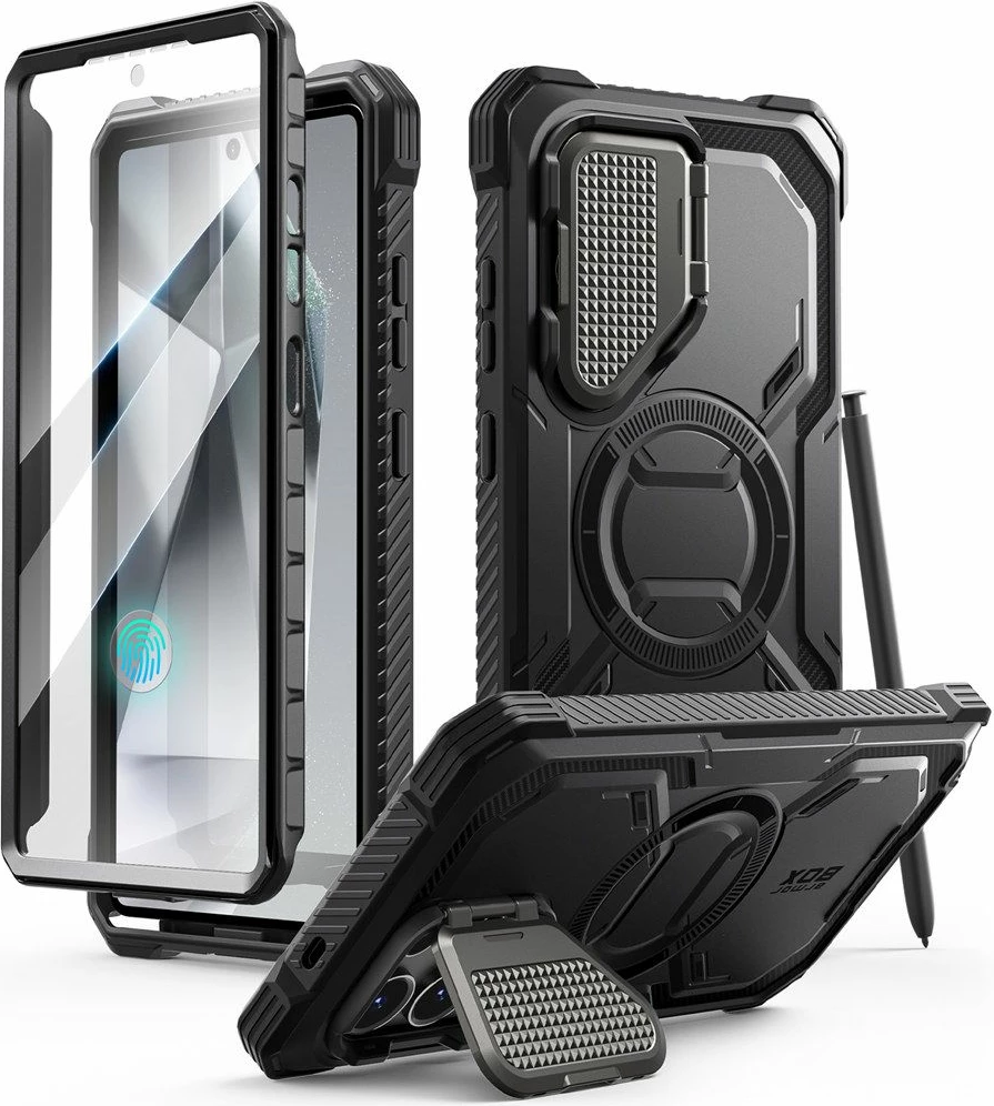 Mbështjellës Supcase ArmorBox MagSafe për Samsung Galaxy S25 Ultra, i zi