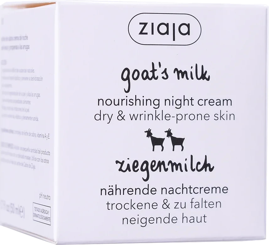 Kremë nate me qumeshet dhie Ziaja  50ml
