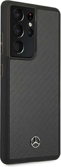 Mbështjellës Mercedes MEHCS21LRCABK për Samsung Galaxy S21 Ultra, hardcase, Dynamic Line, i zi