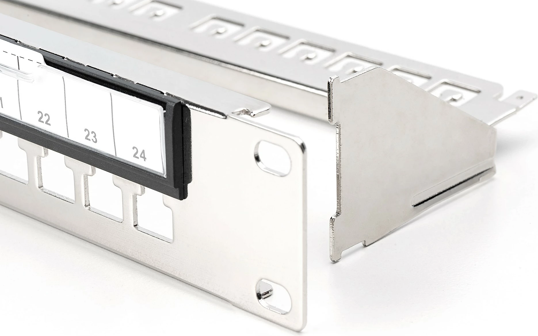Patch panel Digitus 24-porta 19 inç, 1U, metallic