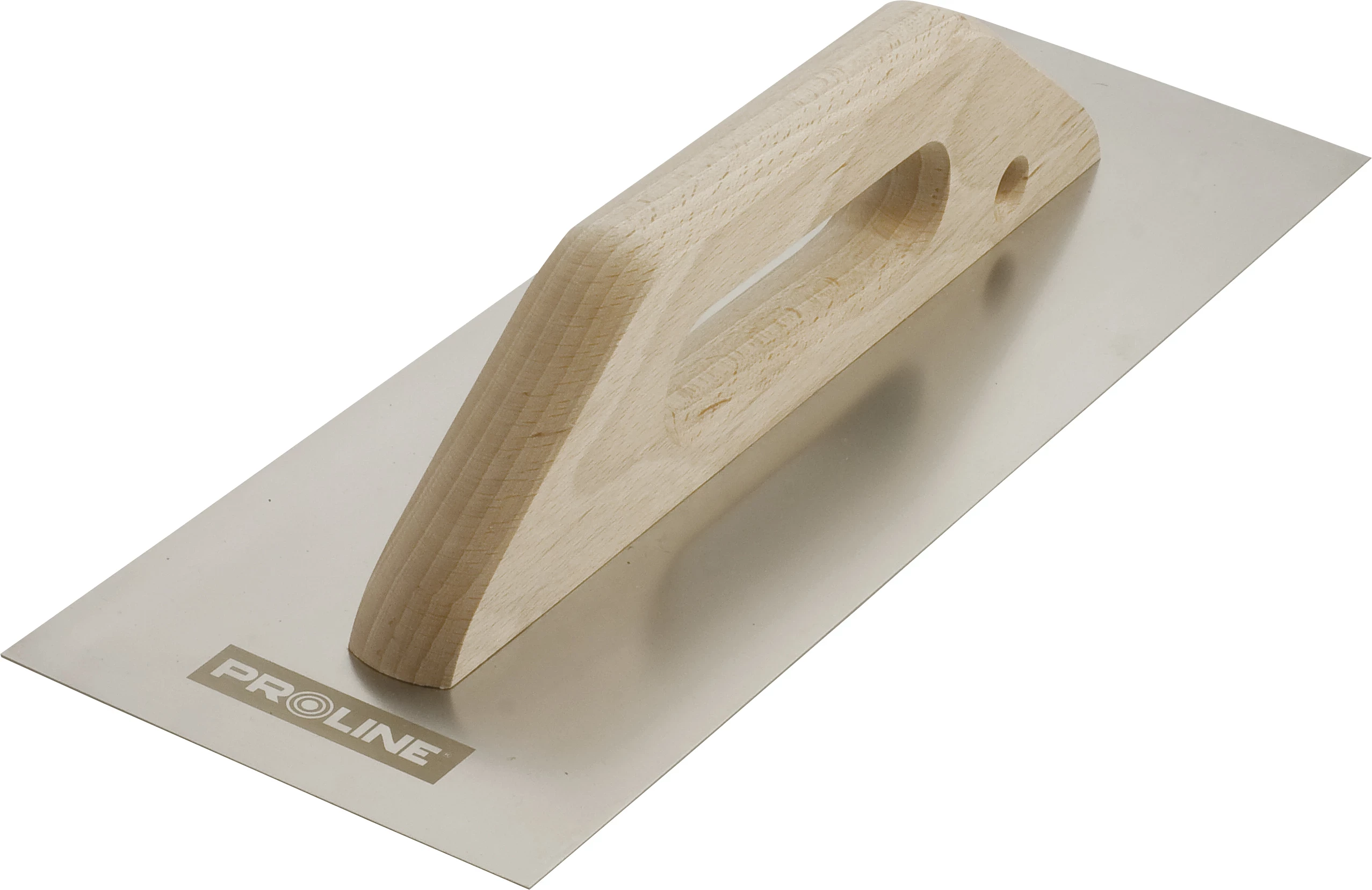 Mistri rrafshues inox PROLINE 61536 380x130mm me dorezë druri